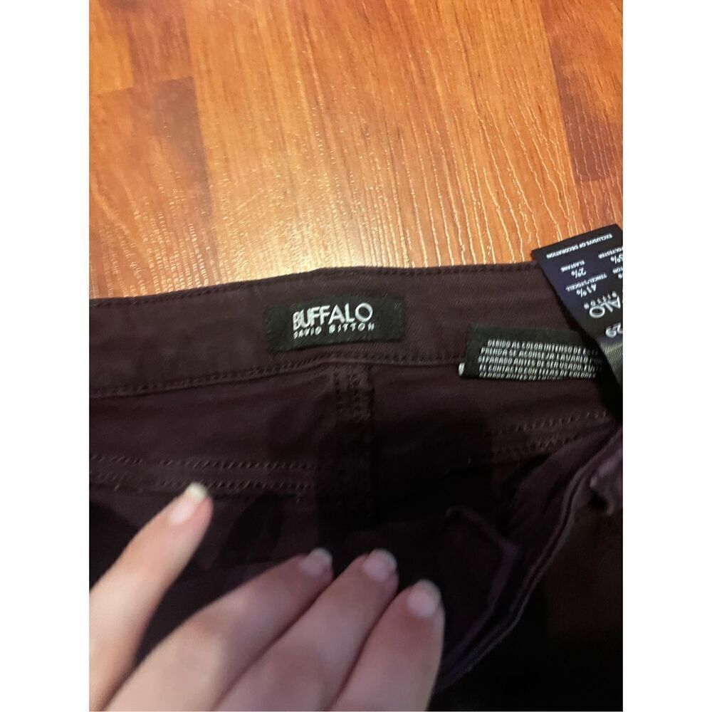 Women’s Buffalo David Bitton Plum color jeans Size 8 - Picture 2 of 9